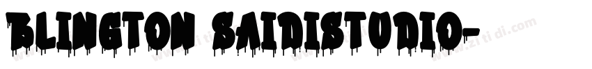 Blington saidistudio字体转换